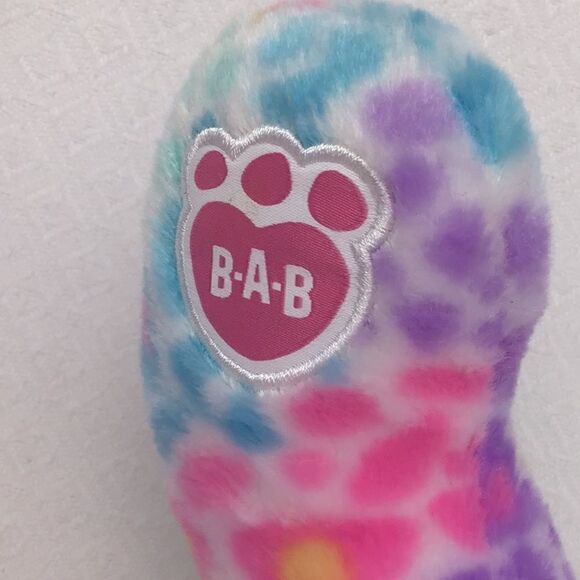 Build-A-Bear Rainbow Leopard Print Kitty - Picture 6 of 9